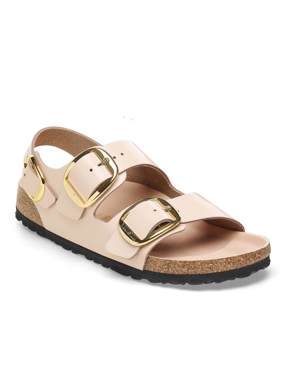 Birkenstock Milano Soft Pink Sandals with Big Buckles - Picture 6 of 11